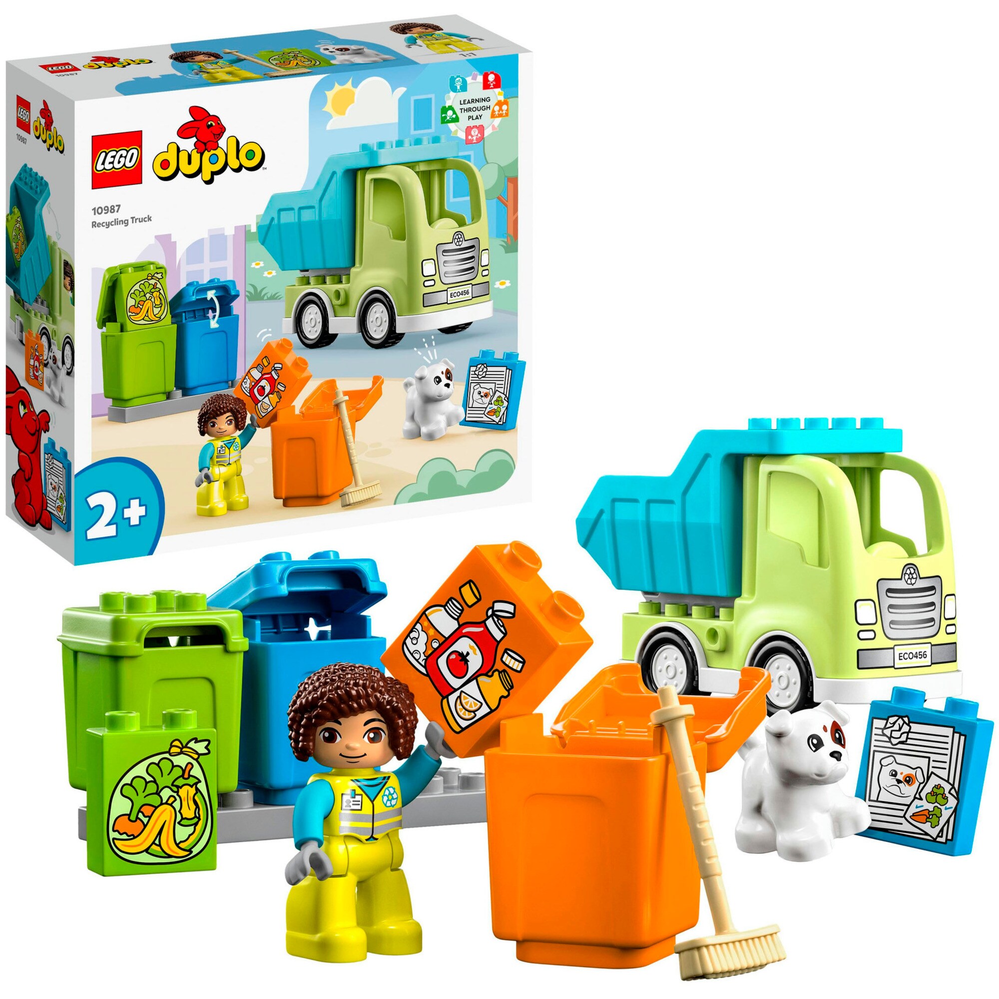 LEGO Konstruktionsspielzeug DUPLO Recycling-LKW