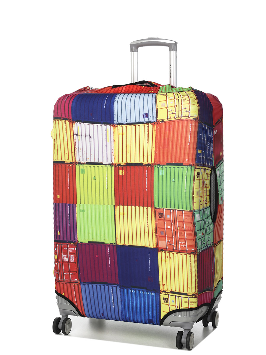 Housse de valise Periea Colourful Squares L