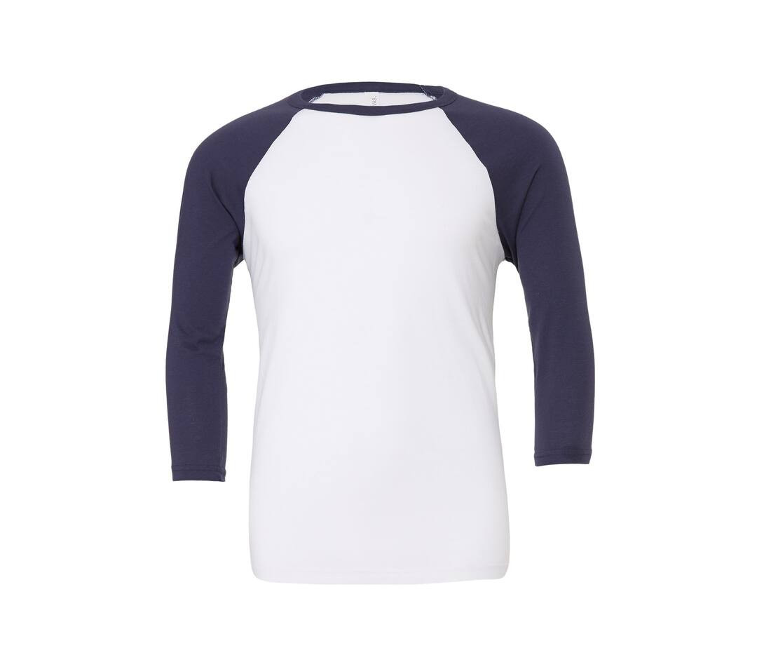 Bella Canvas BE3200 - T-shirt baseball manches ¾
