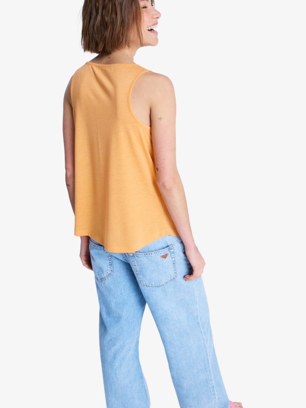 Surfclassic T-shirt sans manches Orange Femme