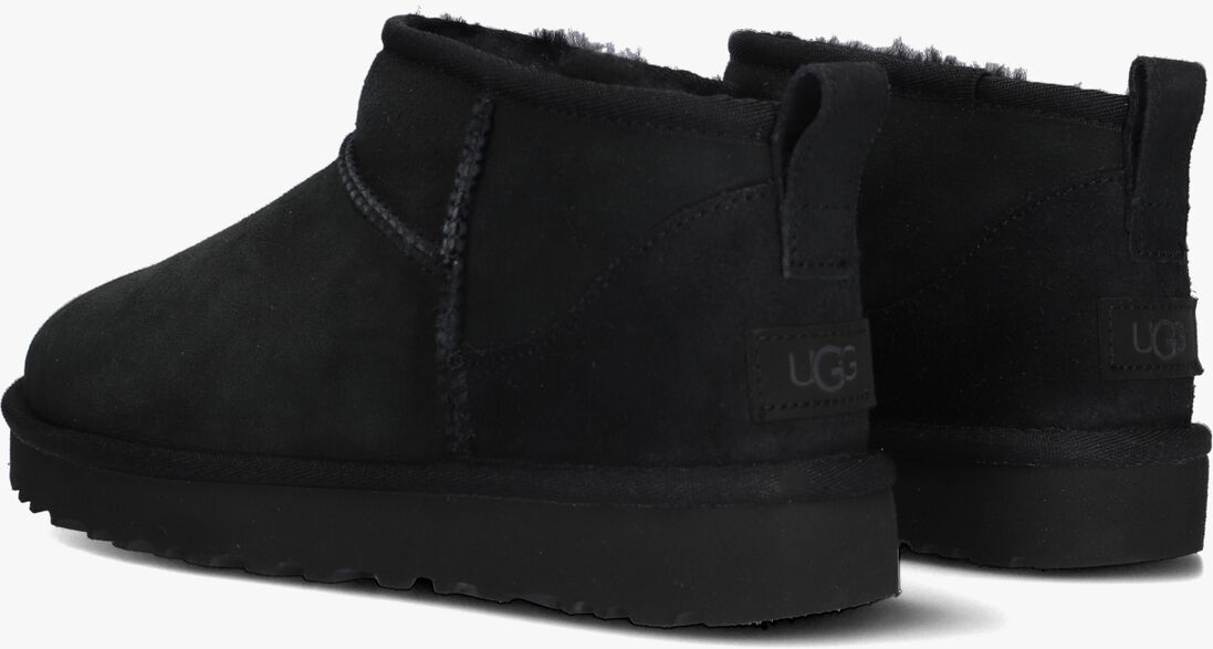 zwarte ugg vachtlaarzen w classic ultra mini