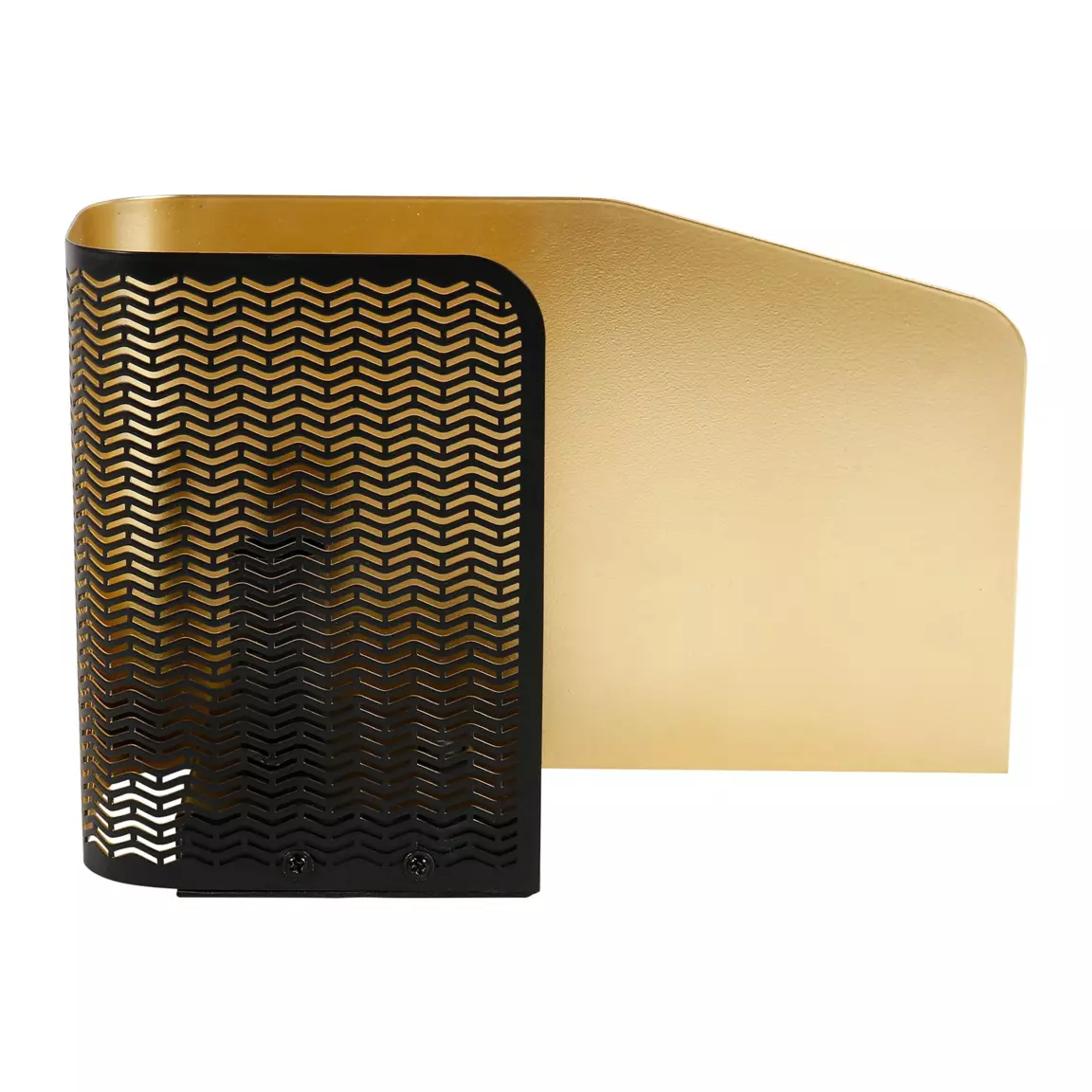 Lampe à poser en métal (L25 x H16 cm) Aladin Noir et doré