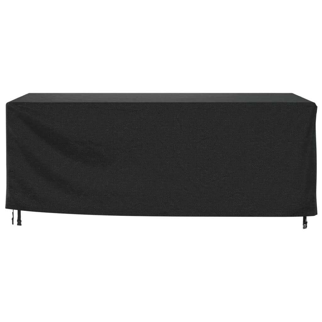 Housse de salon de jardin noir 240x140x90 cm imperméable 420d