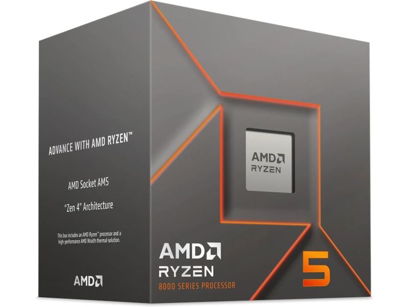 AMD CPU Ryzen 5 8400F 4.2 GHz Prozessor für leistungsstarke Gaming-PCs