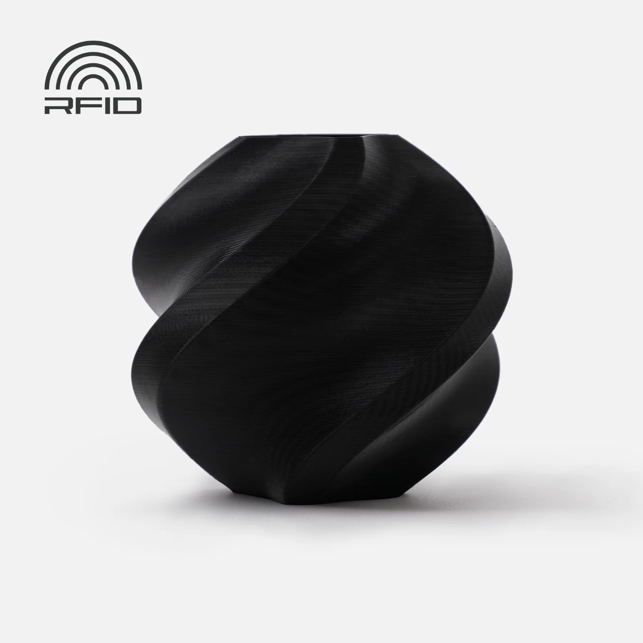 Bambu Lab  PLA Basic Black, Spule (1.000 g)    Leicht zu druckendes PLA mit glattem Oberflächenfinish in Schwarz