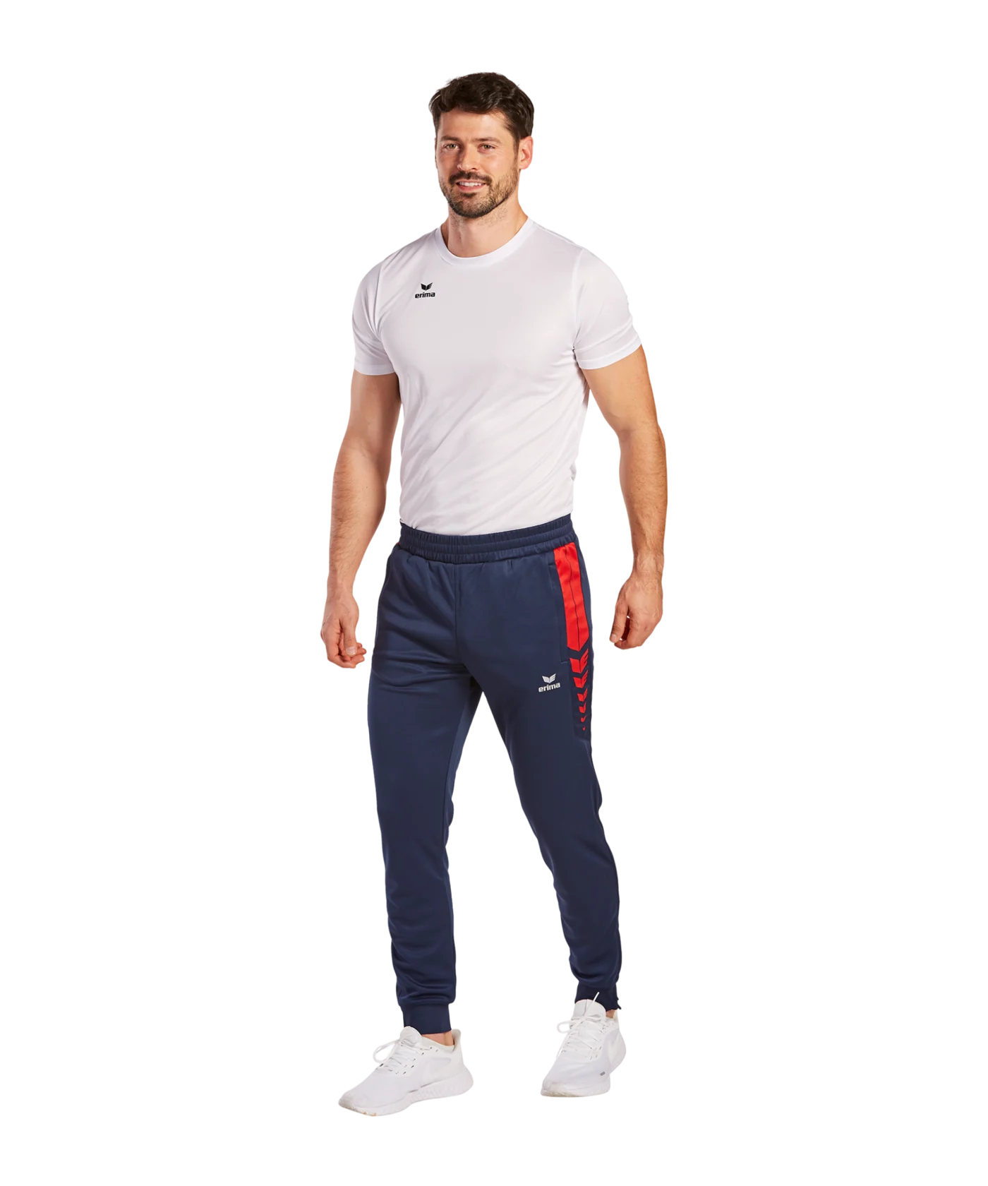 Erima SIX WINGS Trainingshose Blau Rot