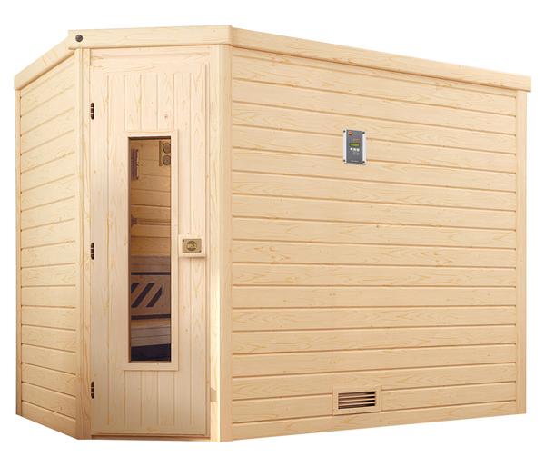 Weka Sauna Turku mit Holztür, ca.