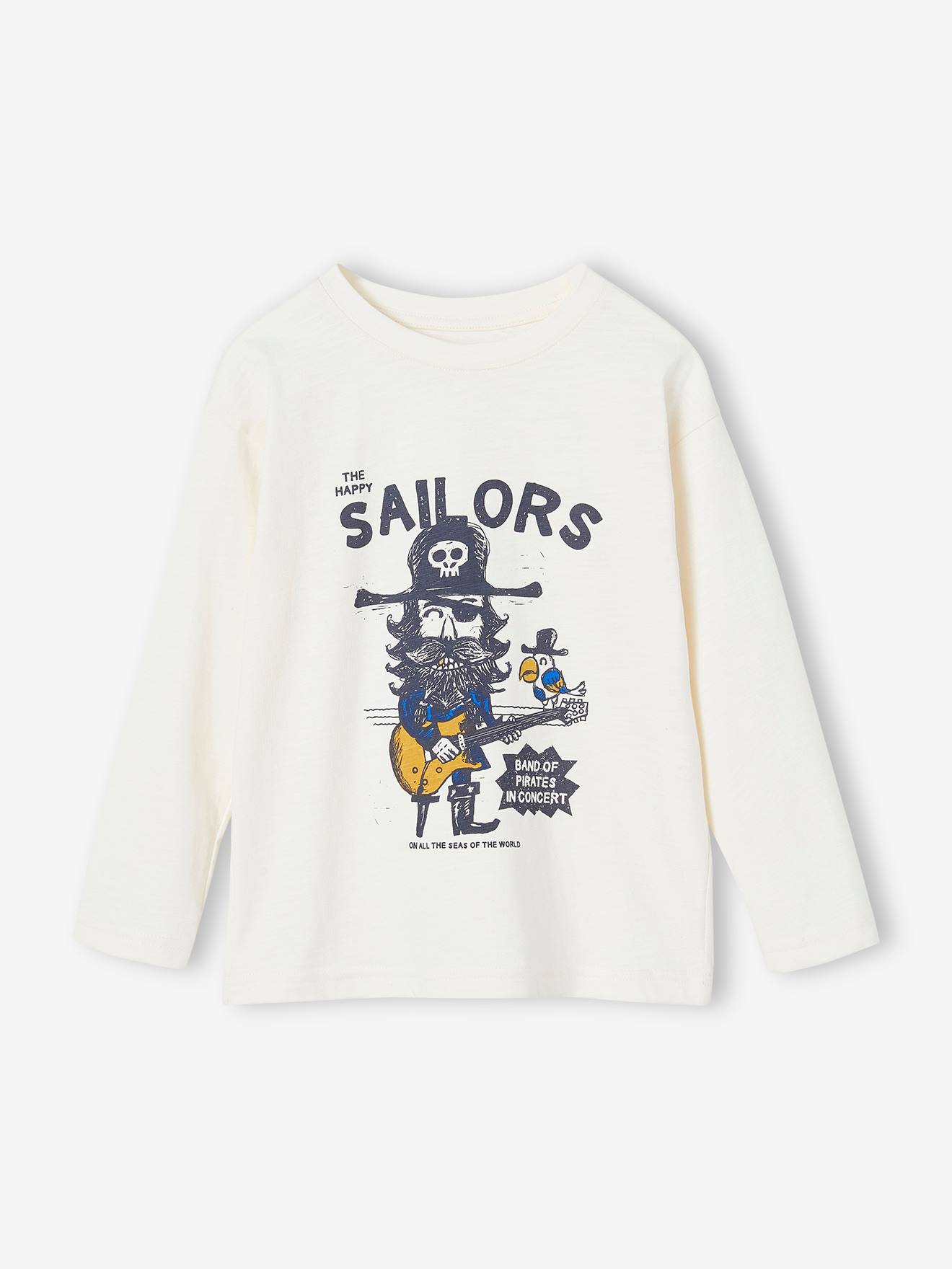 Camiseta infantil masculina com estampa divertida de 