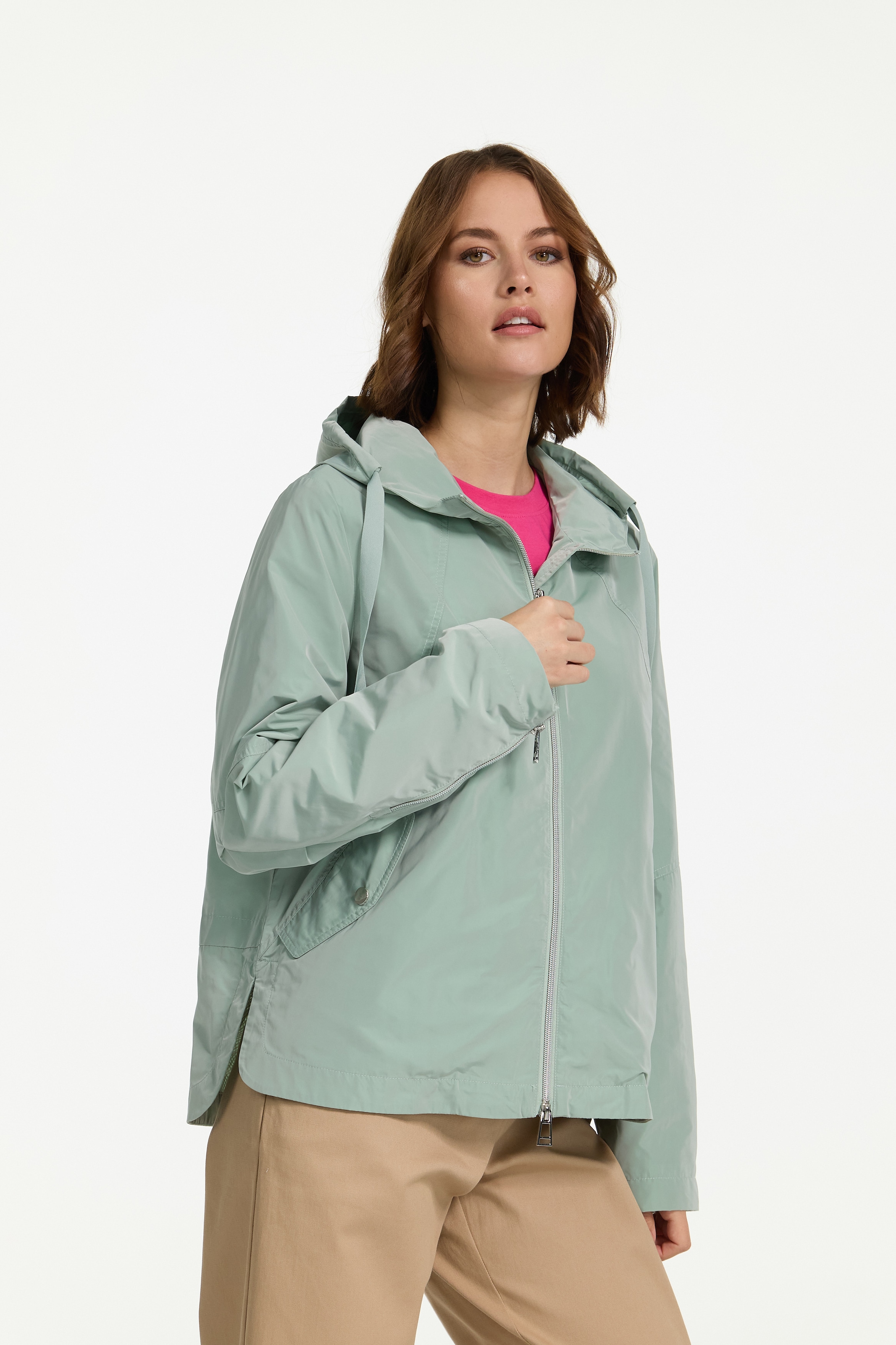 MANISA Kurzjacke mit Kapuze mit Kapuze