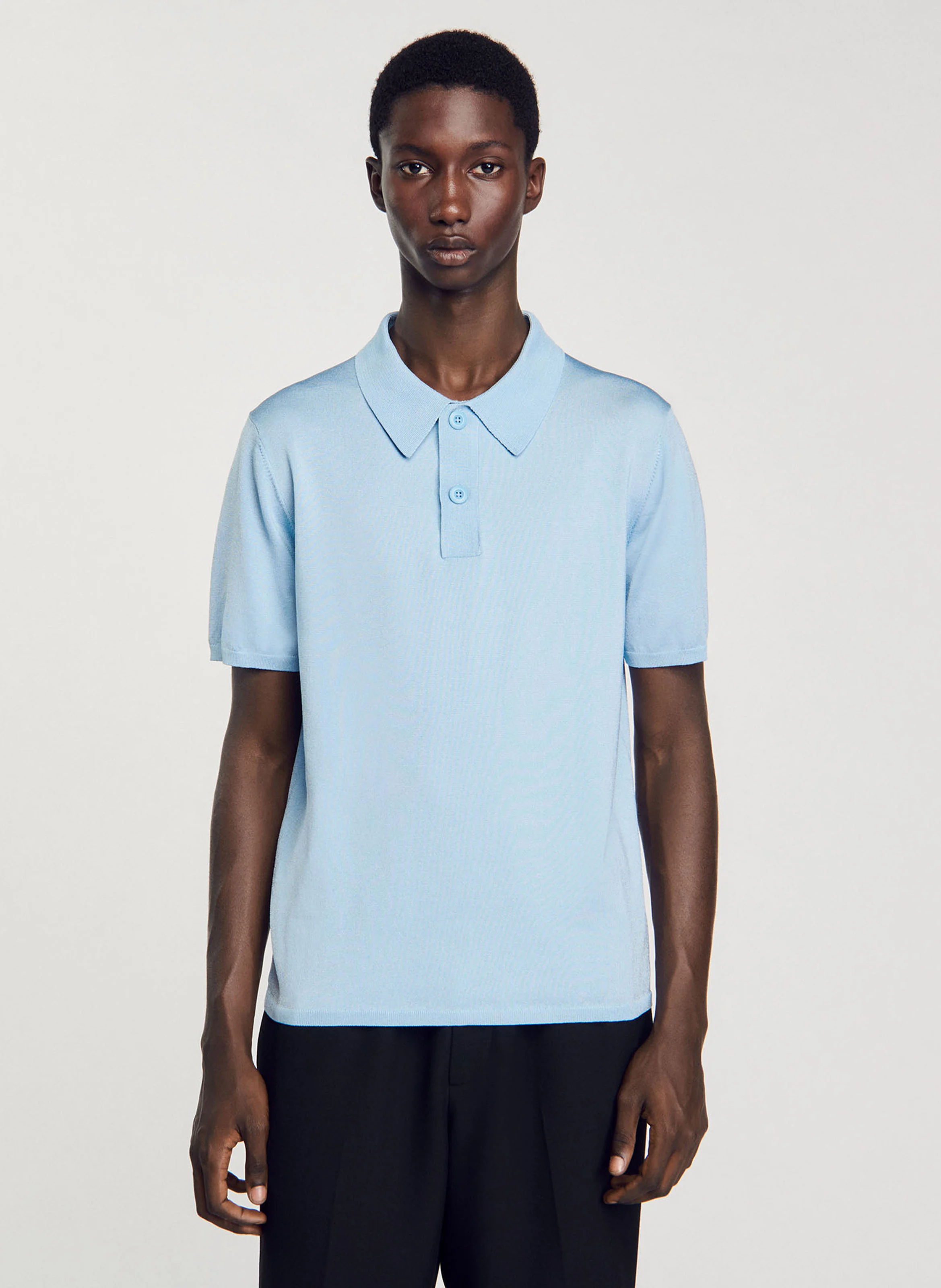 Polo regular fit| Bleu