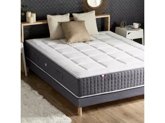 Matelas ressorts ensachés KING STYLE, mémoire de forme, confort ferme Dimensions - 140 x 190 cm