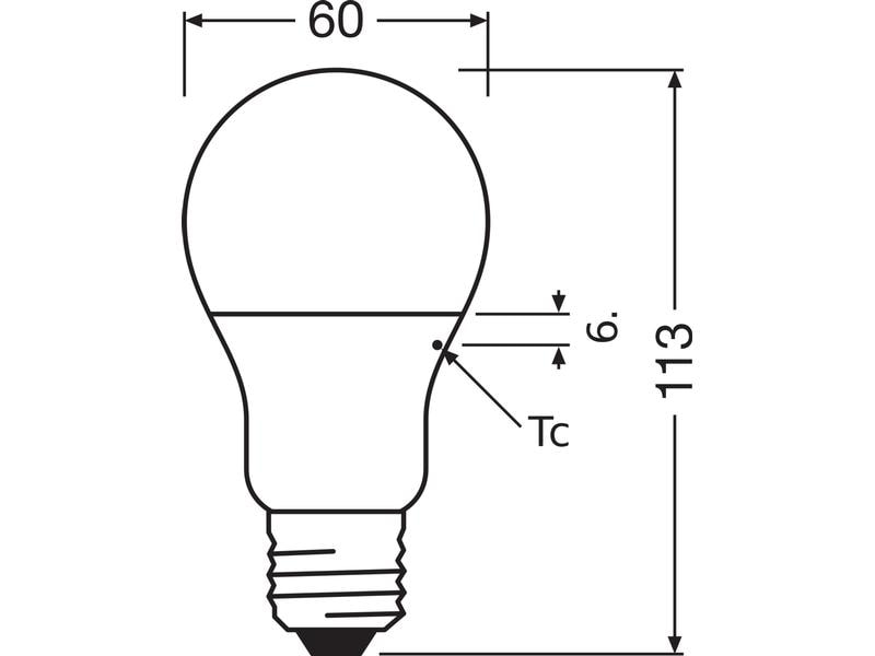 OSRAM Lampe Base Retro, 8.5W, E27 Warmweiss, 4er Box LED-Leuchtmittel