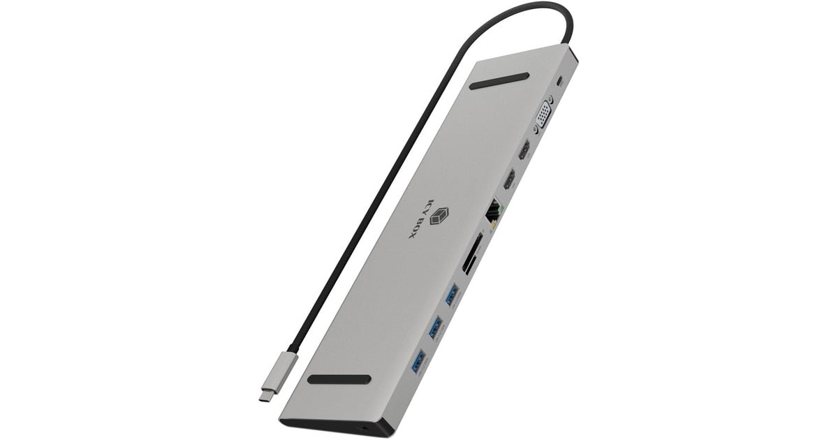 ICY BOX11-in-1 docking station IB-DK2106a-CPD  (Zilver)