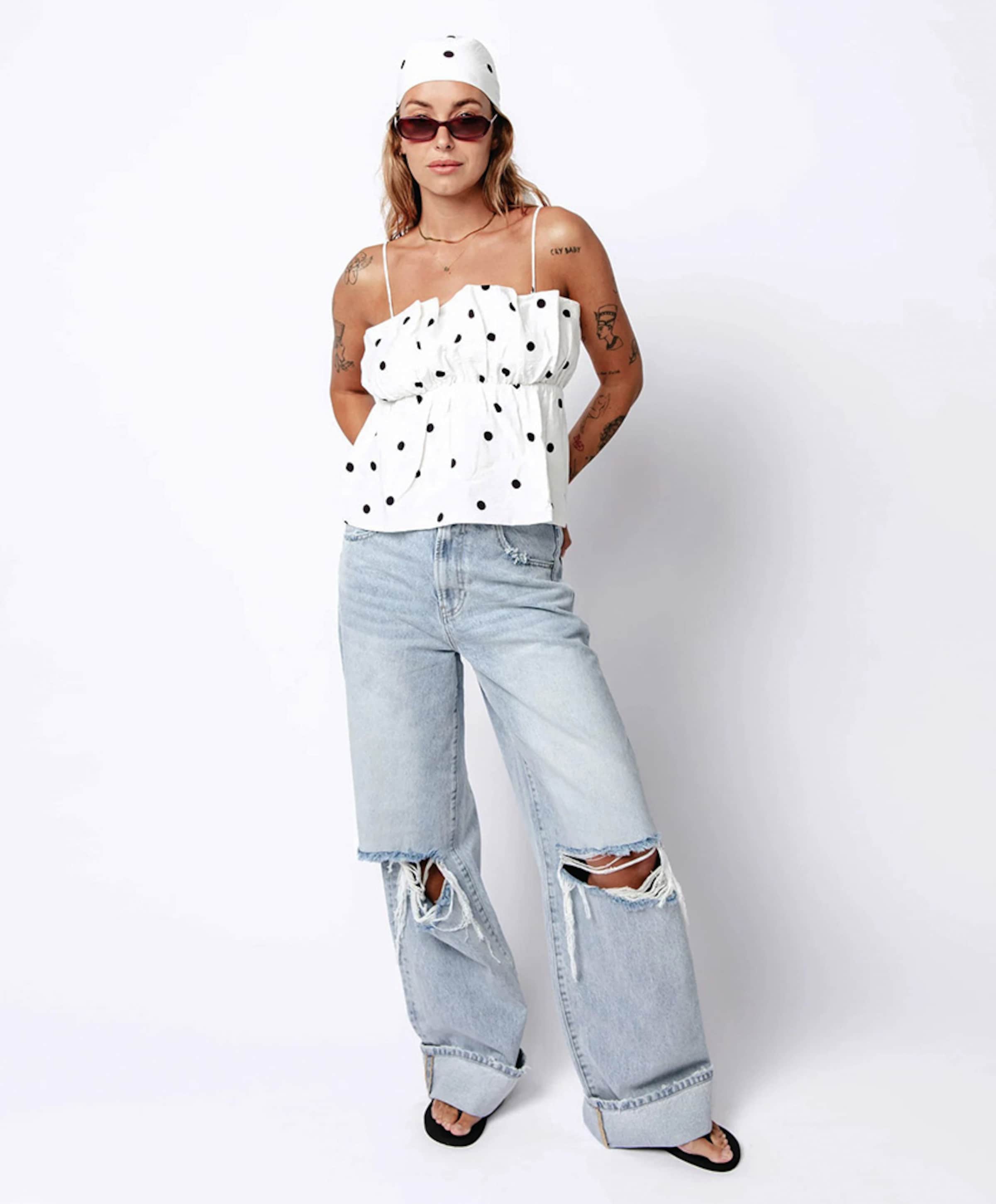 Catwalk  Junkie Dames top ecru
