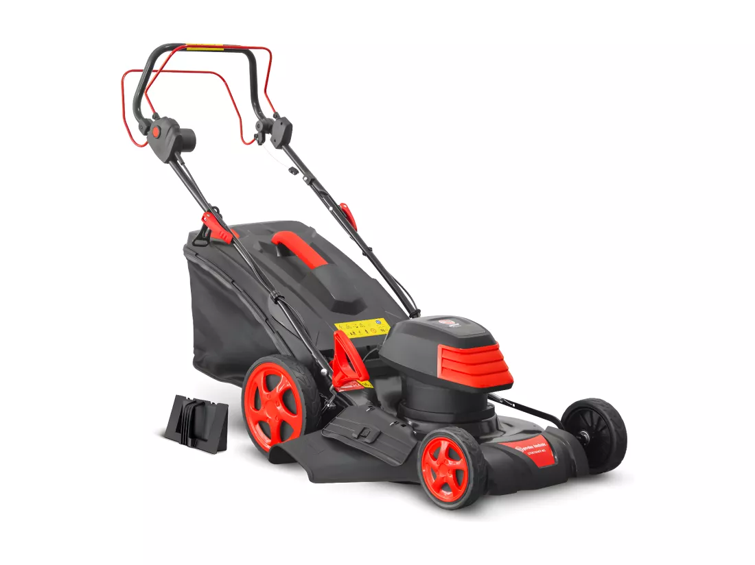 Tondeuse à gazon électrique tractée 1800W - 46CM avec carter en acier - Elem Garden