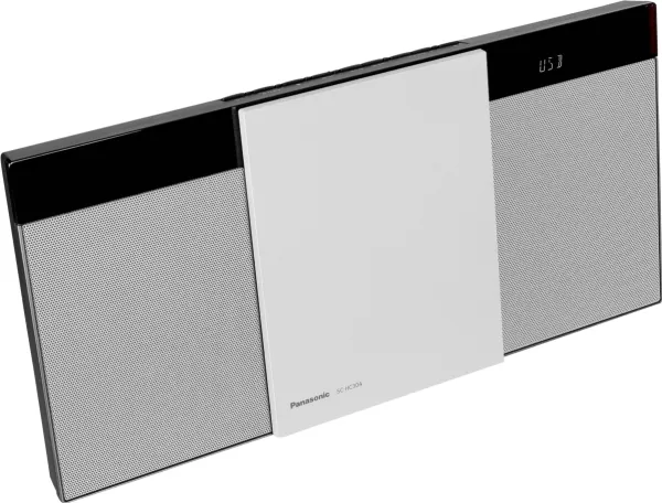 Panasonic SC-HC304 - Mikrosystem 10 Watt - hvid
