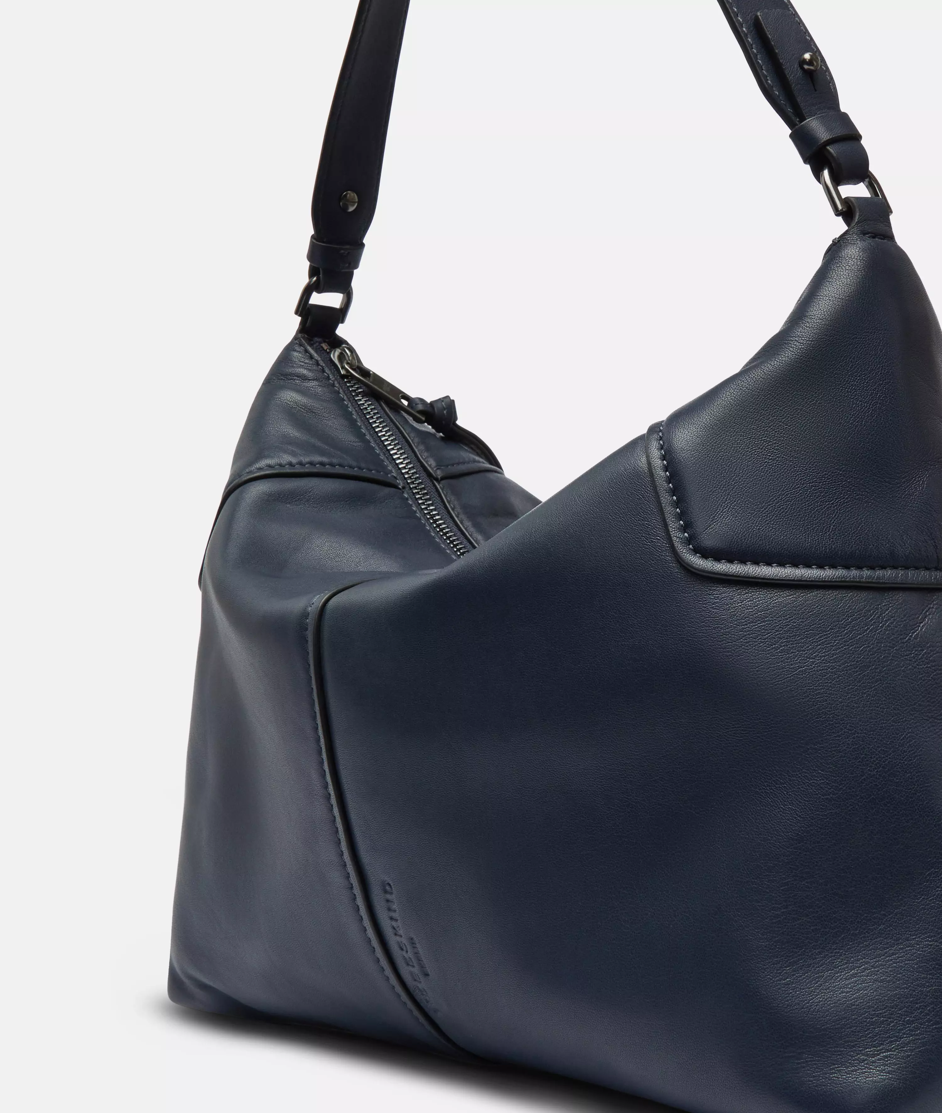 Mila Hobo M Spacious sheepskin shoulder bag