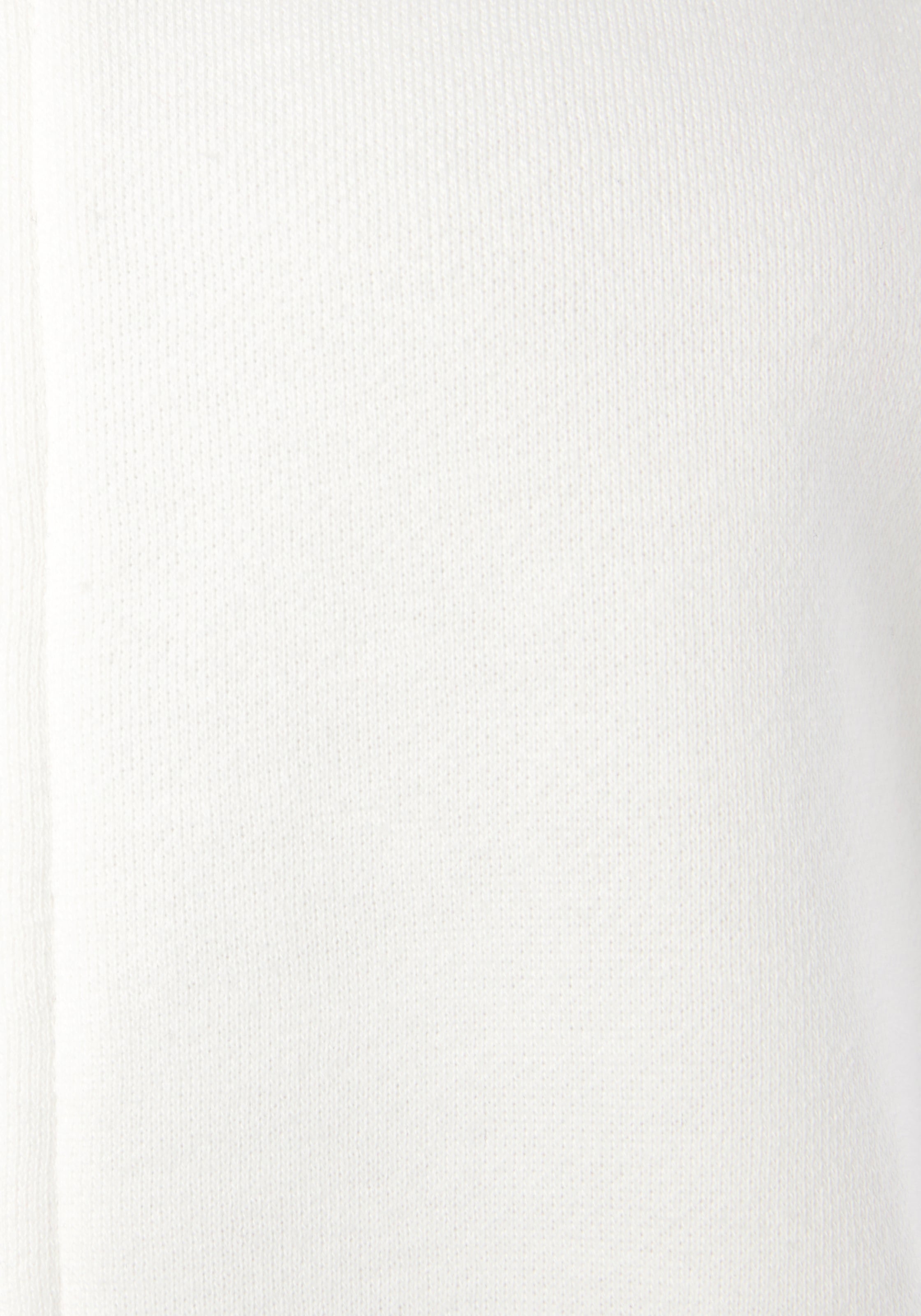Bench. Loungewear Sweatjacke , Loungejacke mit Stehkragen und glänzendem Logodruck, Loungewear
