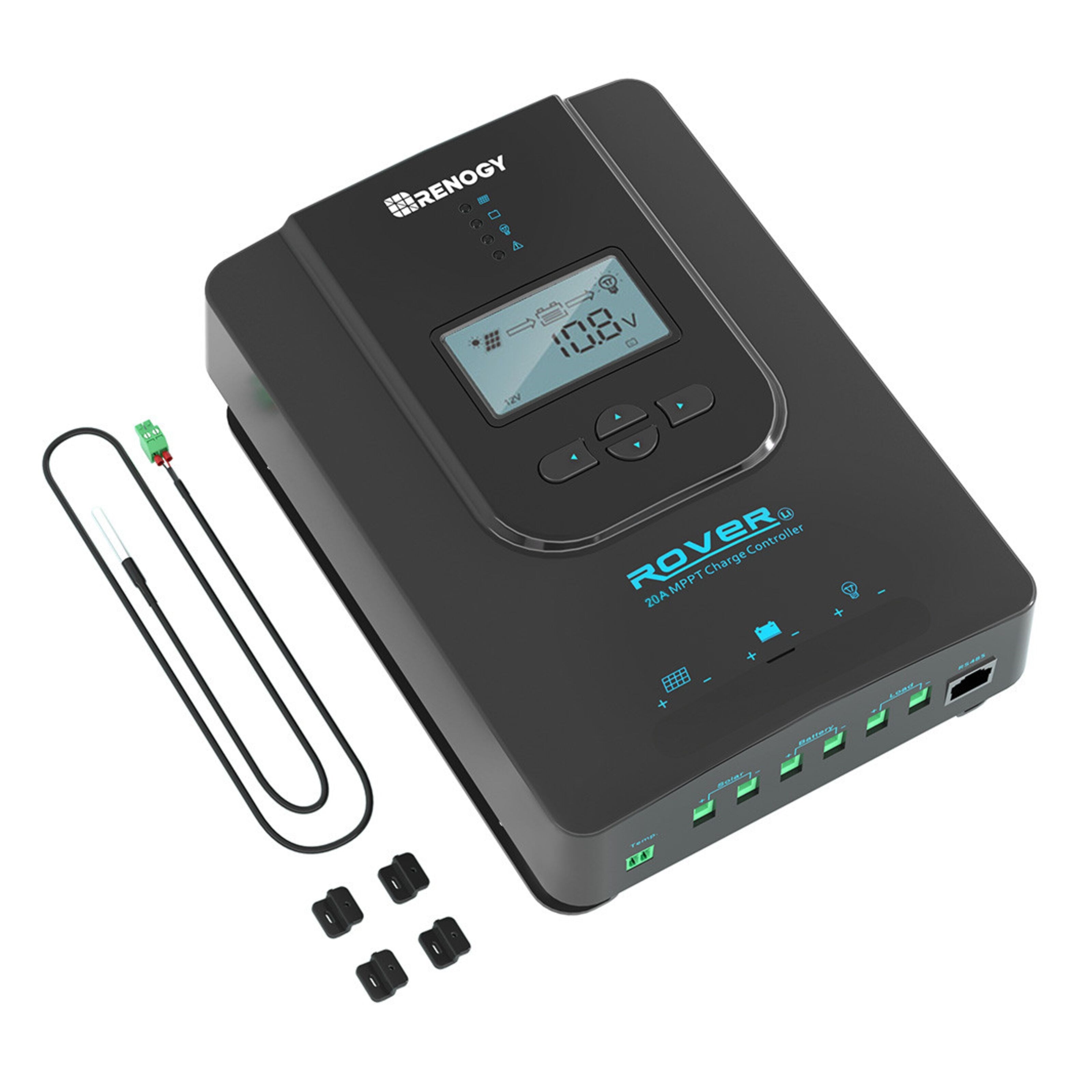 Renogy Rover Solcelleregulator 20A MPPT