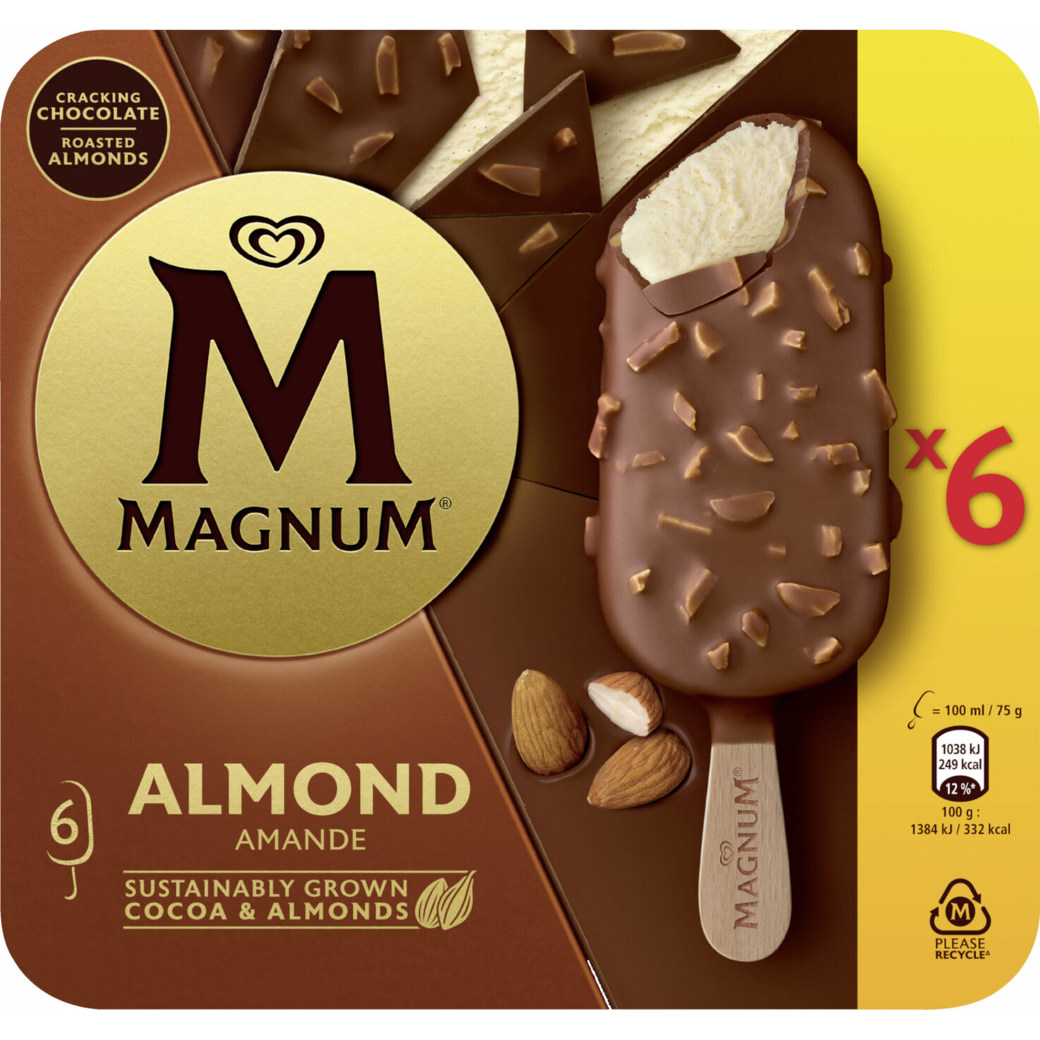 Magnum Almond 6x100ml