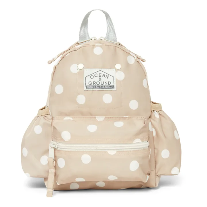 Ocean&Ground Sac à Dos à Pois | Rose pâle