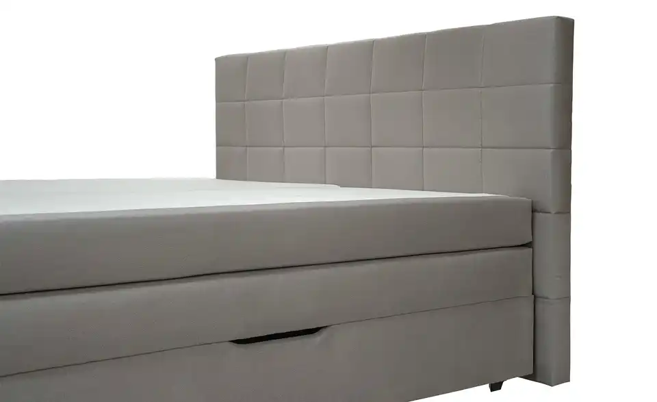 Boxspringbett Vito Hellgrau ohne Fußteil