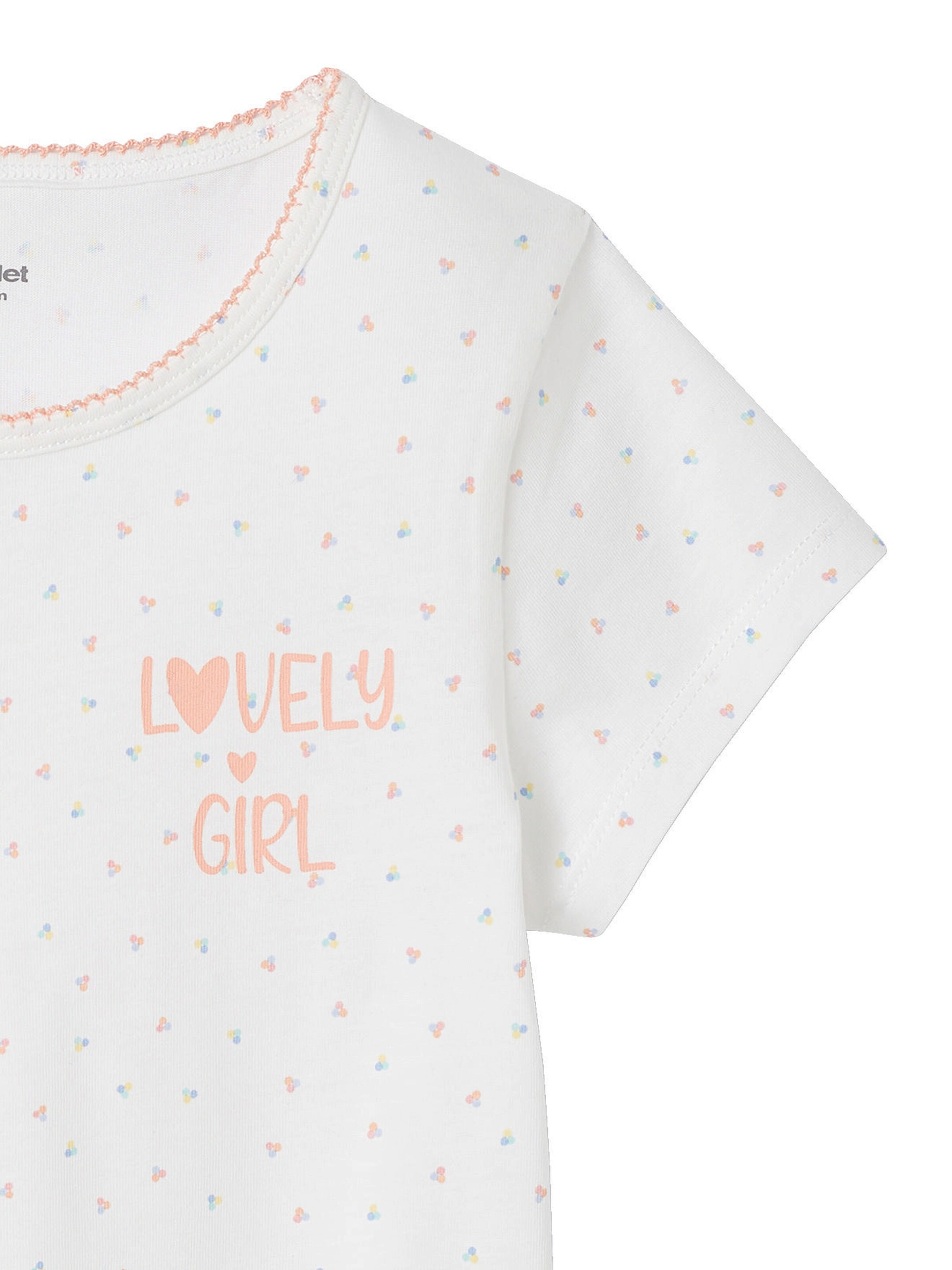 Vertbaudet 3er-Pack Mädchen T-Shirts BASIC weiß