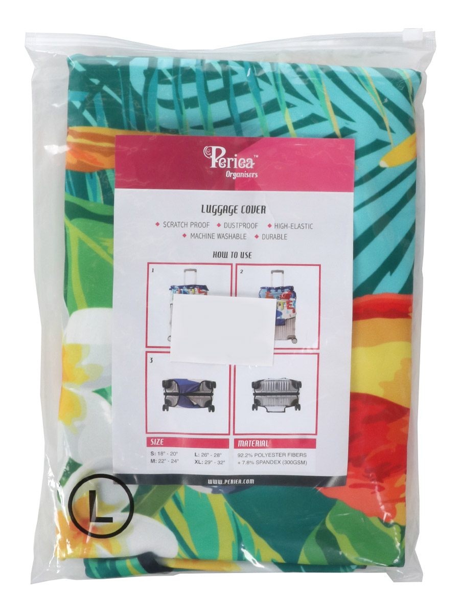 Housse de valise Periea Tropical Parrot L