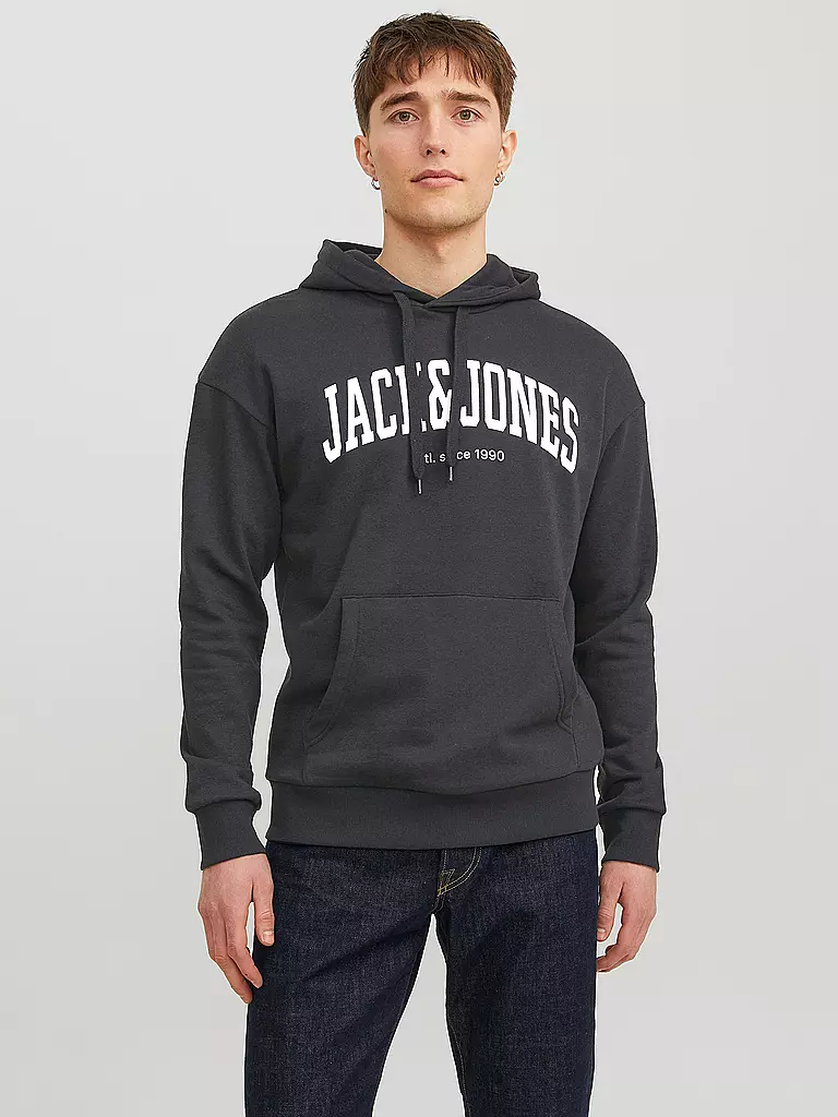 JACK & JONES Kapuzensweater - Hoodie JJEJOSH schwarz