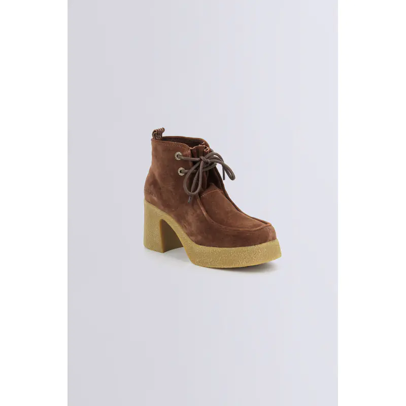 KICK CLAIRE MARRON BOOTS Cuir Femme