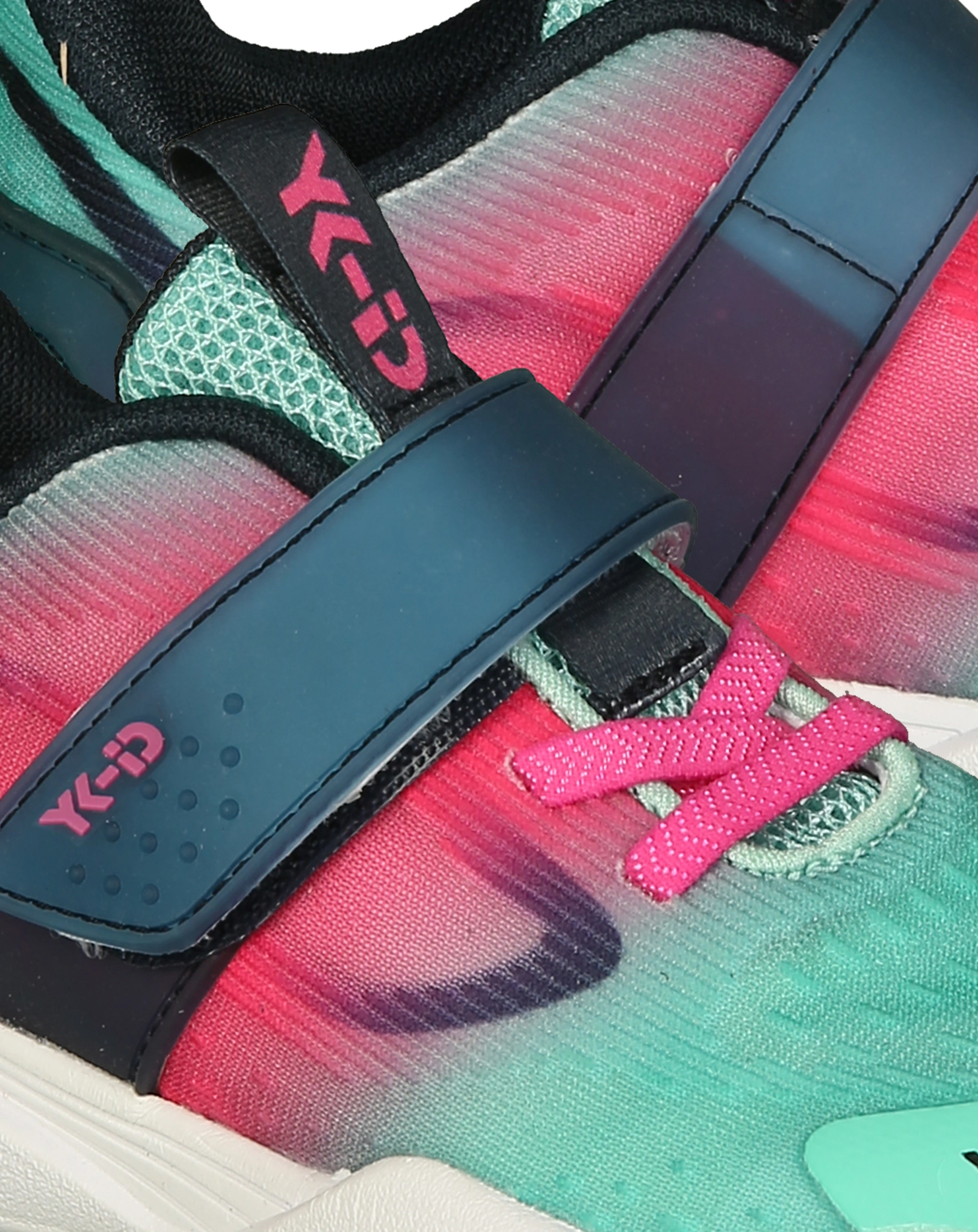 Klett-Sneaker LEIF in turquise/navy/fuchsia
