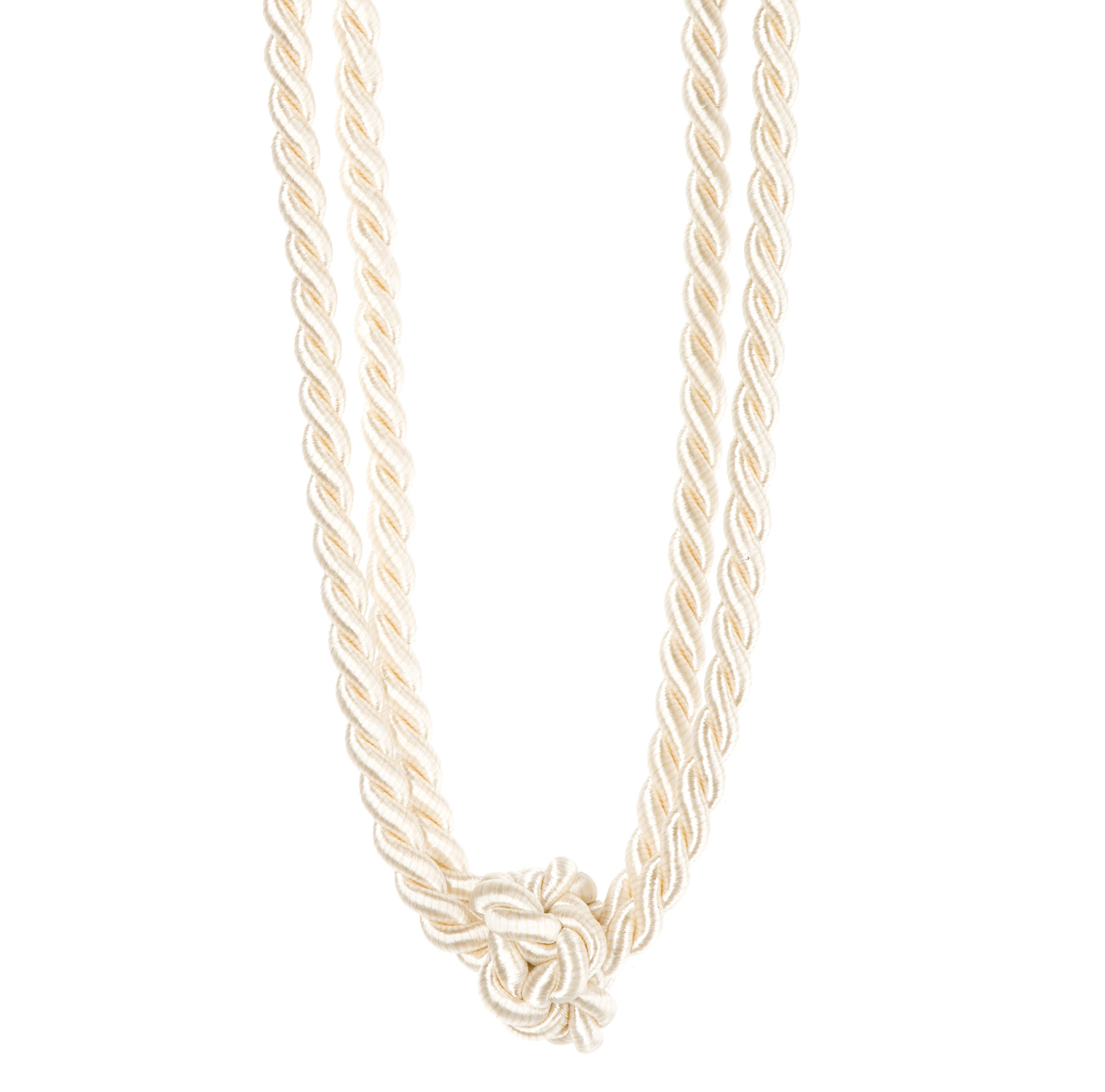 Raffhalter - natur - Zierknoten - 60 cm