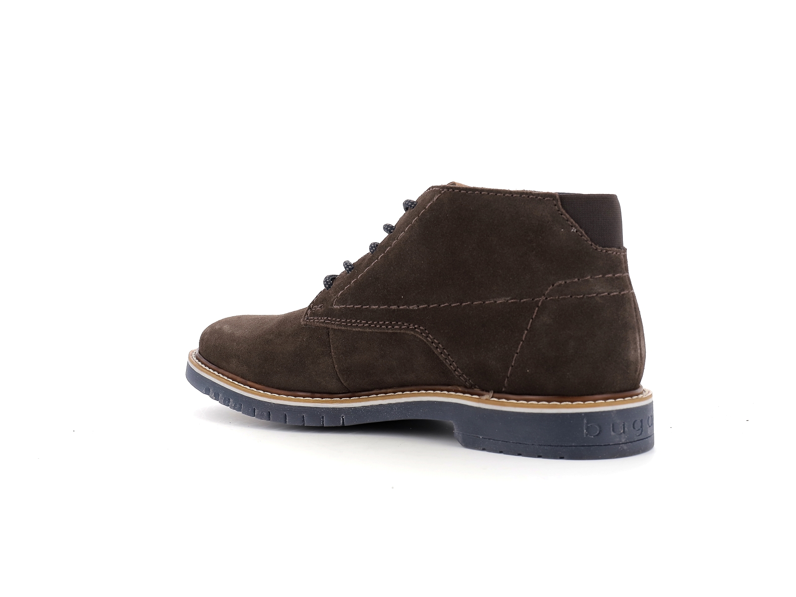 Bugatti-331-83736-1400 Nubuck Gris Foncé