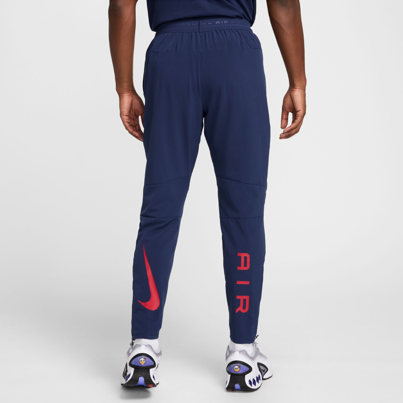 Nike Sportswear Air Trainingsbroek Donkerblauw Rood Zilver