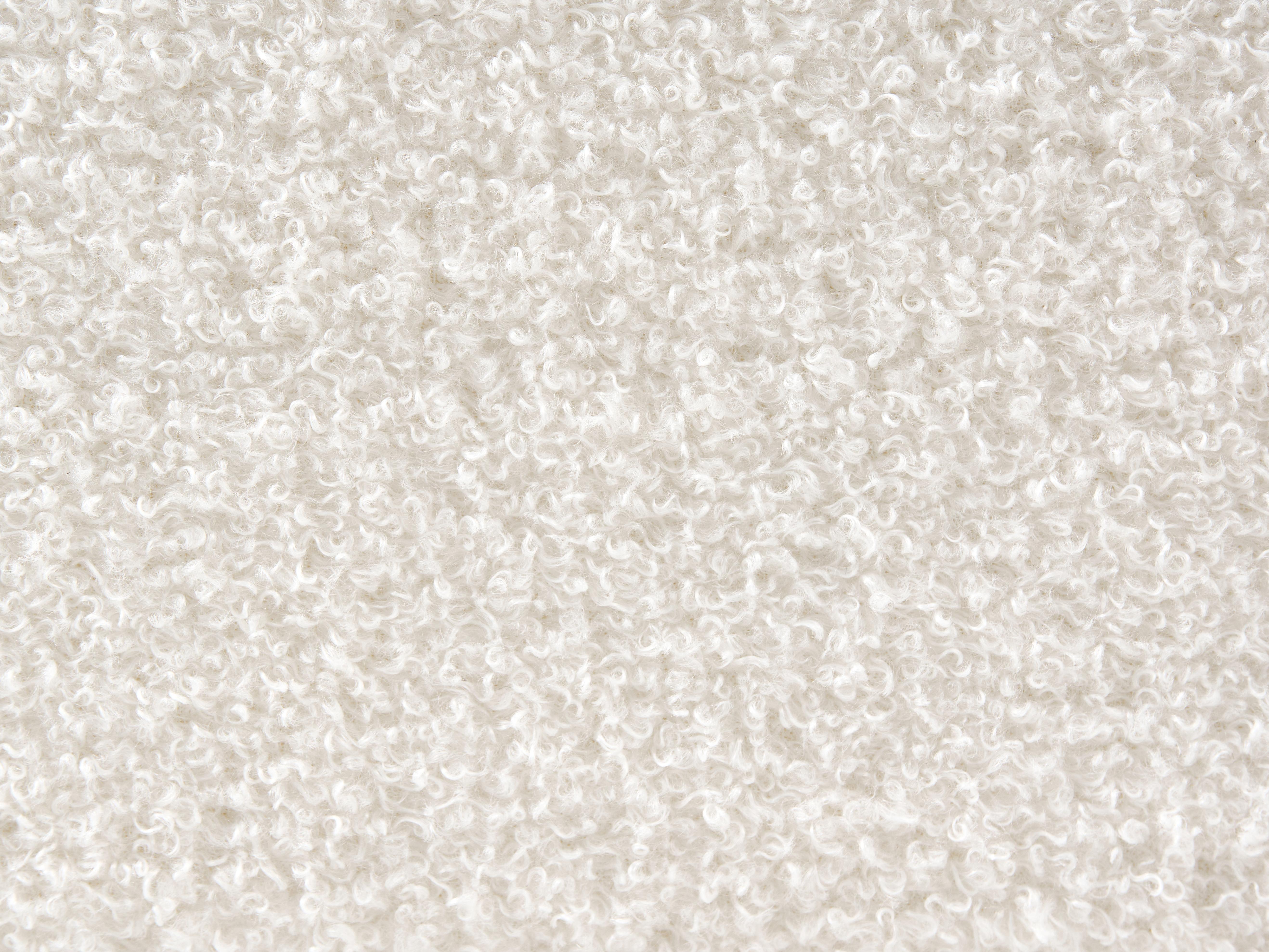 Bed met opbergruimte Bouclé MASSOGNES 140 x 200 cm Gebroken wit