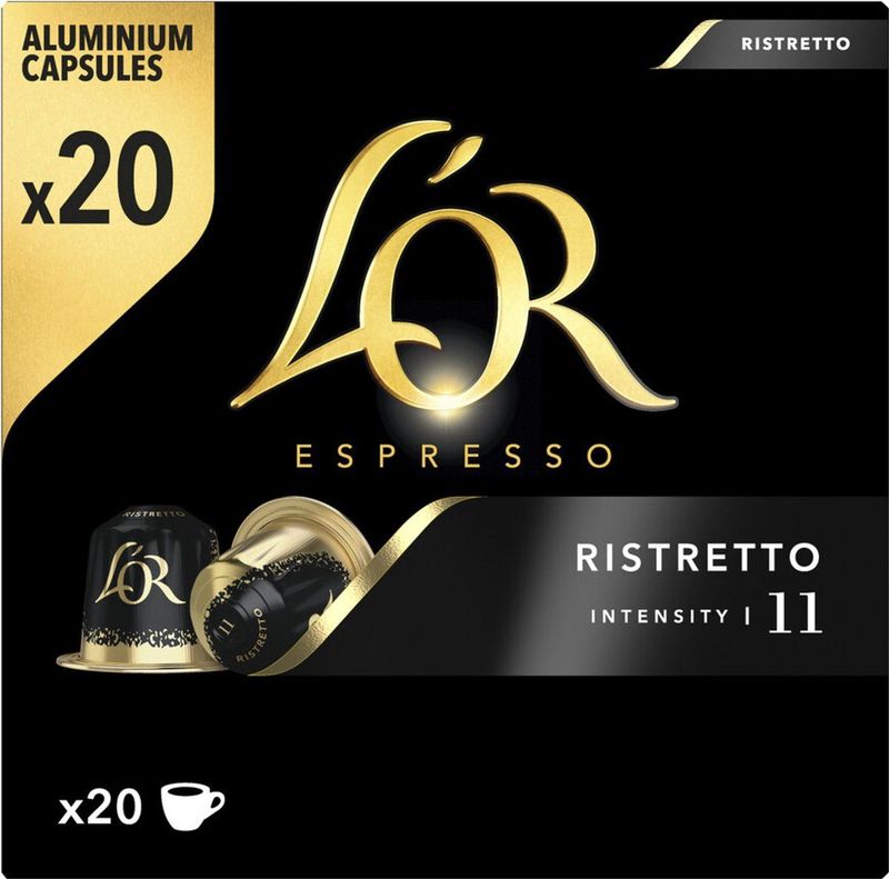 L'OR Ristretto - Koffiecups - 20 Stuks