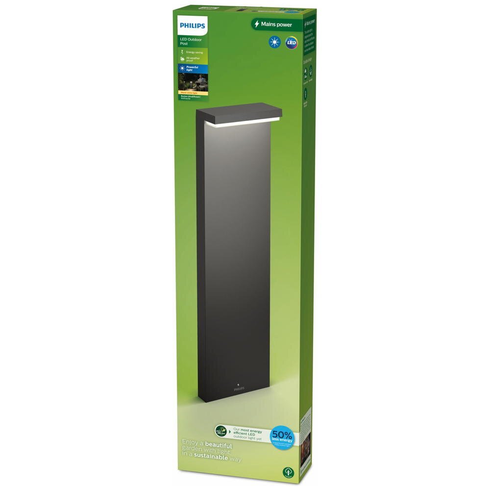 Bustan LED-padverlichting in antraciet en wit, 3,8W, 800lm, IP44