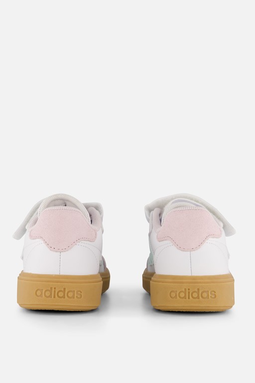 Adidas Courtblock Sneakers wit Imitatieleer