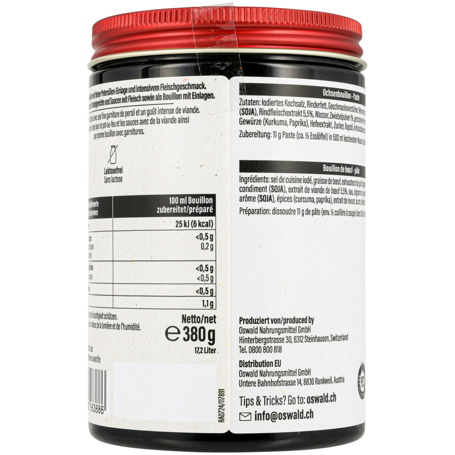 Oswald Ochsenbouillon Paste