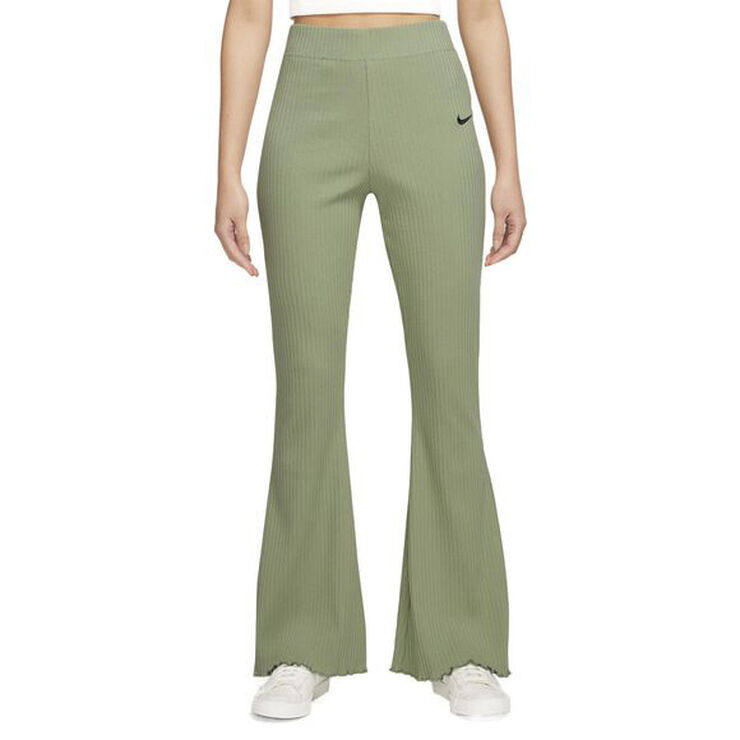 Nike Sportswear Hihg-Waist Ribbed bukser Grøn
