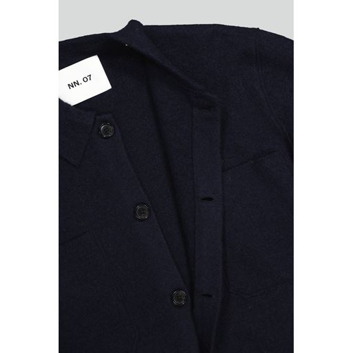 NN. 07 Jonas Overshirt, Navy Blue, XXL