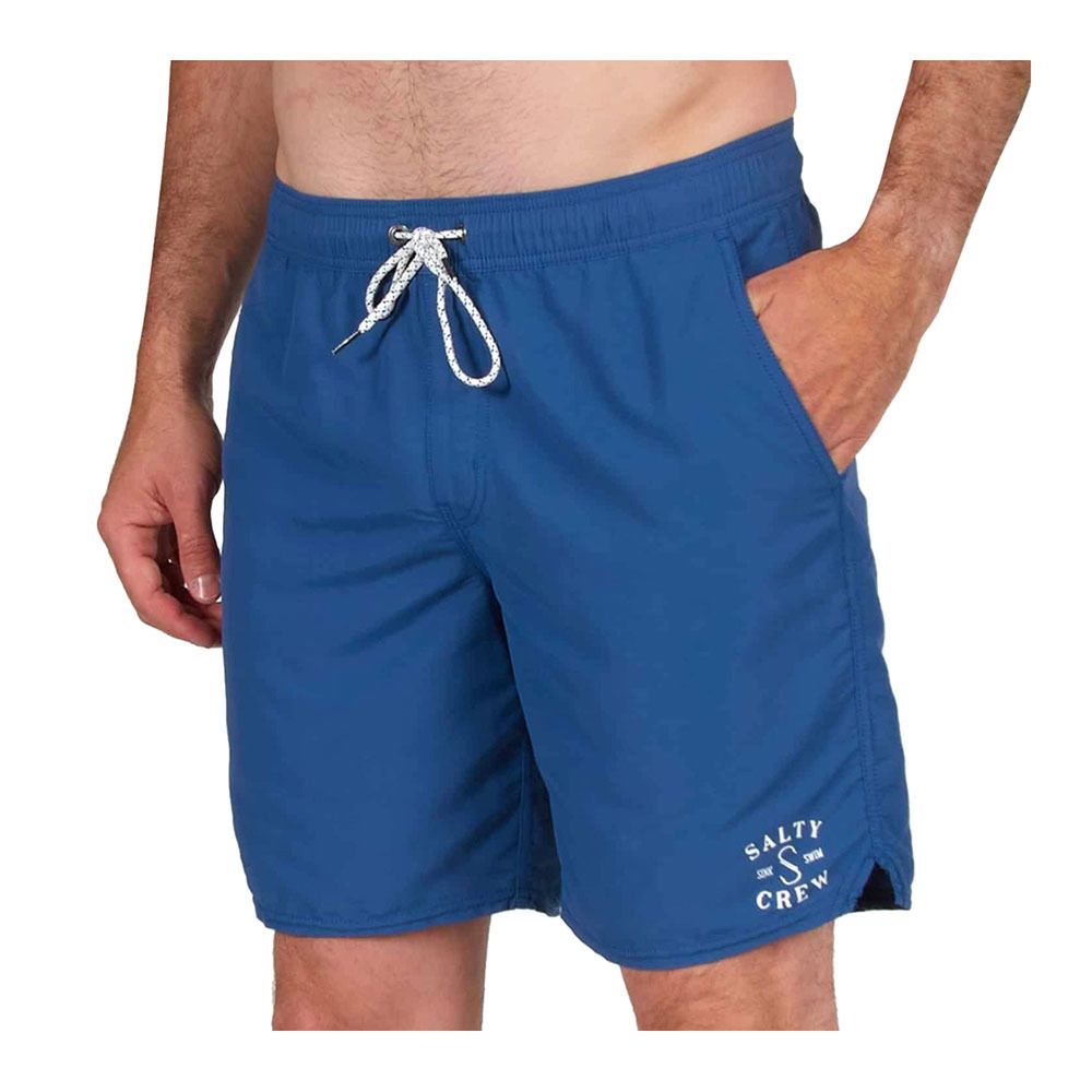 Salty Crew QUIVER ELASTIC - Boardshort Homme washed indigo