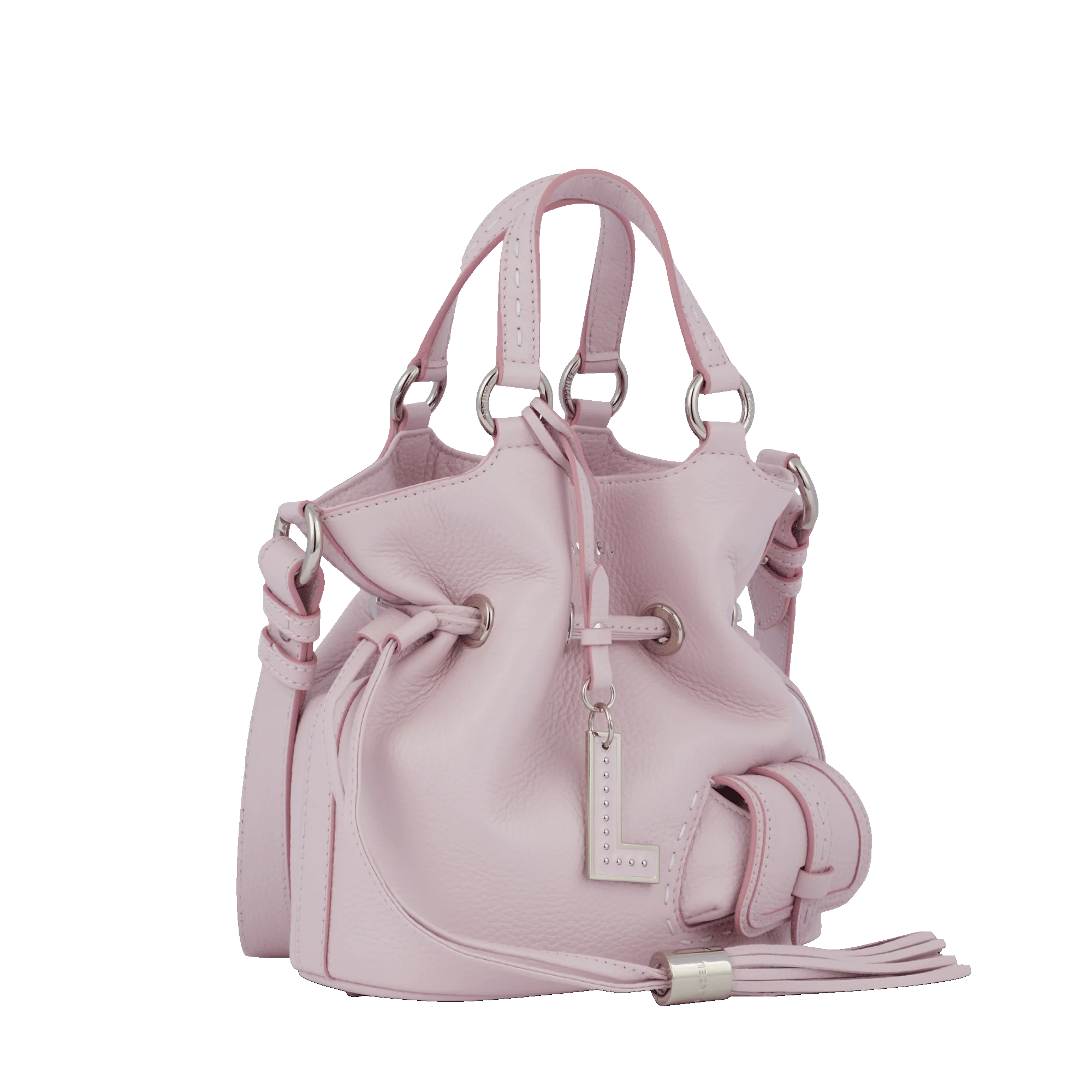 Sac seau S Premier Flirt de Lancel-Rose dragee