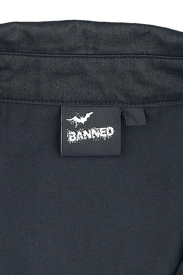 Skull Rose | Banned Chemise manches longues