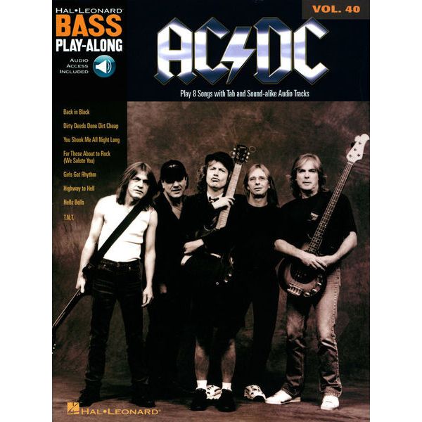 Hal Leonard Bass Play-Along AC/DC
