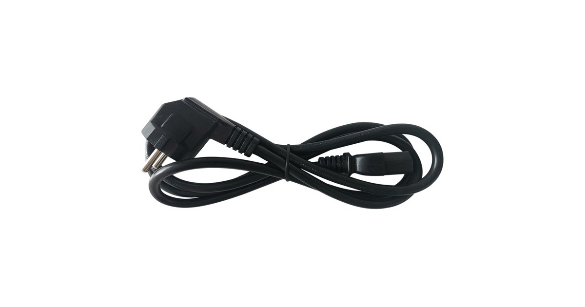 EcoFlowAC-laadkabel  (Zwart, 1,5 meter, voor Powerstation DELTA / RIVER)