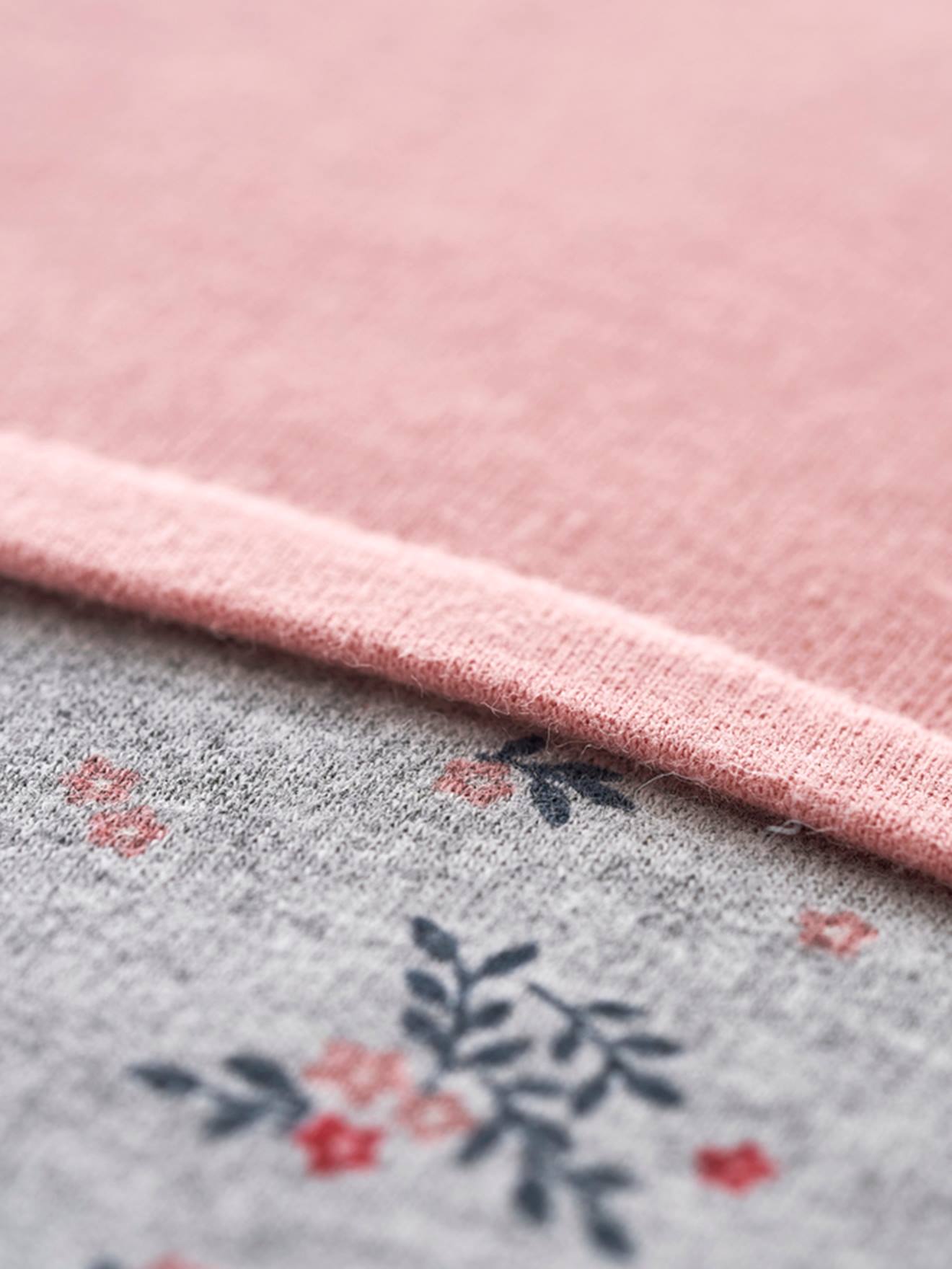 Saco de dormir para bebê PRETTY BABY tamanho médio, rosa liso, com mangas removíveis e estampas.