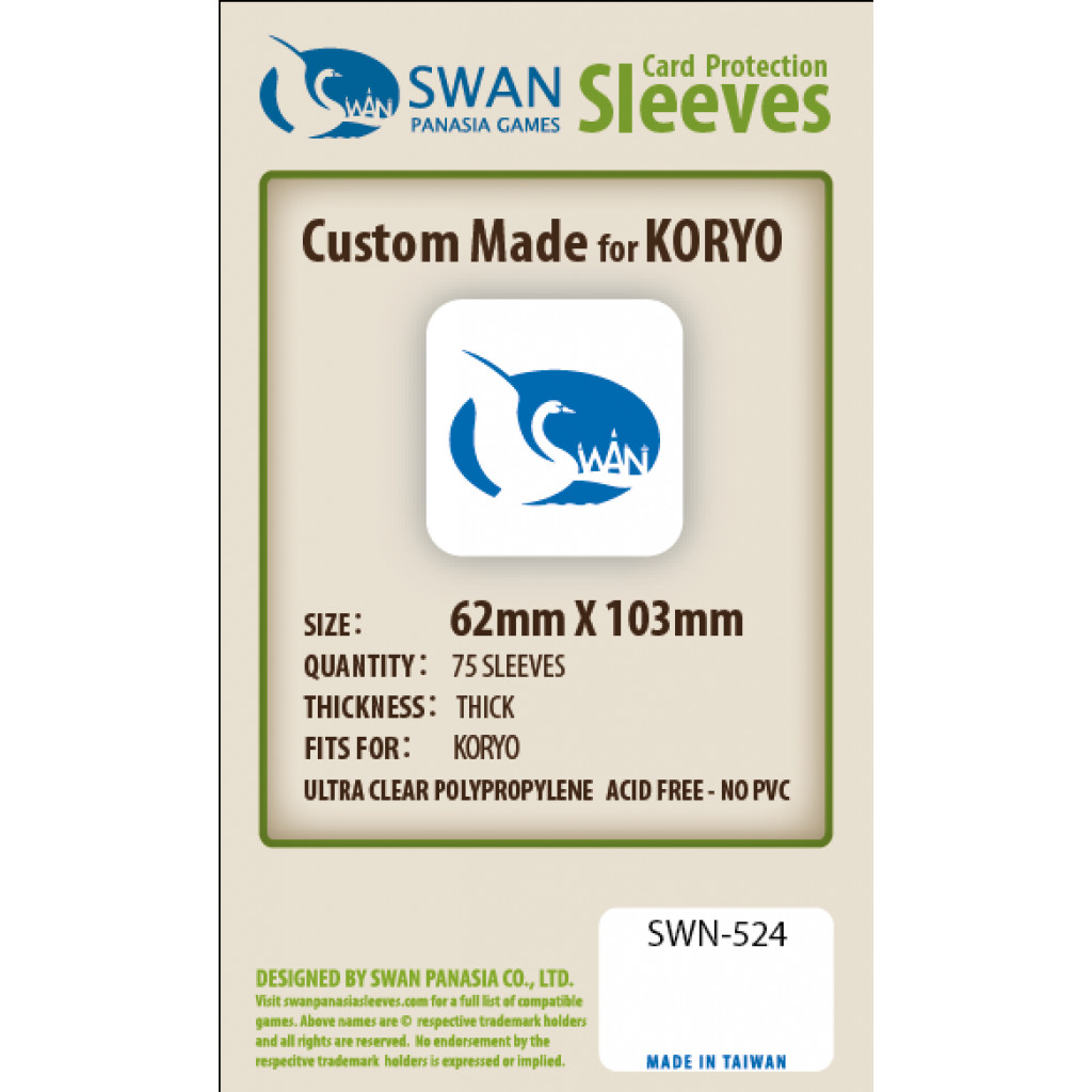 Swan Panasia - Card Sleeves Premium - 62x103mm - 75p