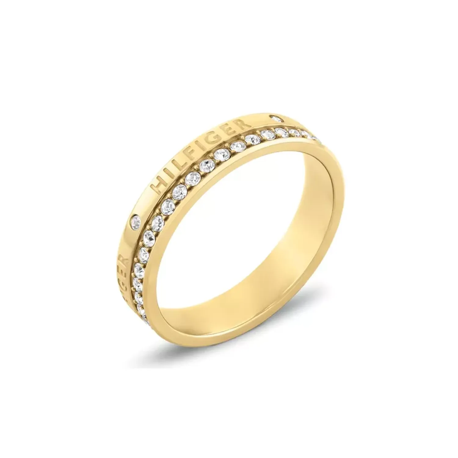 Tommy Hilfiger Mini Crystals Ring 18 kt. Forgyldt Rustfrit Stål 2780911