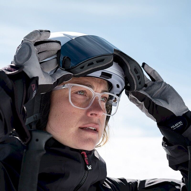 X-Fusion - Photochromic Silver 1-3 - Casque ski avec visière
